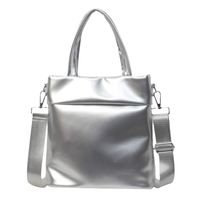 Women's Medium Pu Leather Solid Color Basic Classic Style Magnetic Buckle Tote Bag main image 5