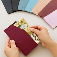 Unisex Einfarbig Pu-Leder Offen Brieftaschen sku image 1