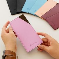 Unisex Solid Color Pu Leather Open Wallets main image 3