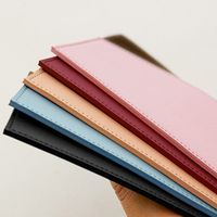 Unisex Solid Color Pu Leather Open Wallets main image 6