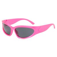 Hip-Hop Punk Color Block Pc Cat Eye Patchwork Full Frame Glasses main image 2