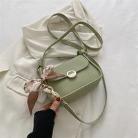 Women's Medium Pu Leather Solid Color Vintage Style Classic Style Lock Clasp Underarm Bag sku image 1