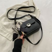 Women's Medium Pu Leather Solid Color Vintage Style Classic Style Lock Clasp Underarm Bag sku image 4