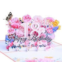 Birthday Sweet Flower Paper Party Street Card sku image 28