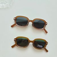 IG Style Vacation Solid Color Pc Resin Oval Frame Full Frame Kids Sunglasses main image 4