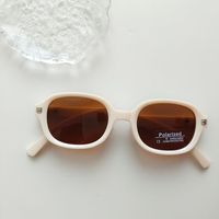 IG Style Vacation Solid Color Pc Resin Oval Frame Full Frame Kids Sunglasses sku image 3