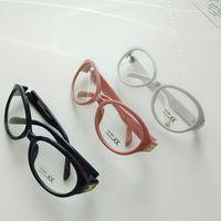 IG Style Y2K Sweet Solid Color Pc Resin Oval Frame Full Frame Kids Sunglasses main image 7