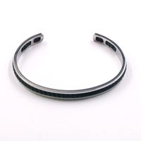 IG Style Simple Style Solid Color 316 Stainless Steel  Nylon Rope Bangle In Bulk main image 11