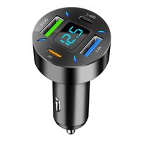 New Pd + Qc3.0 + 2.4a Four-port Car Charger 4usb Car Charger sku image 5
