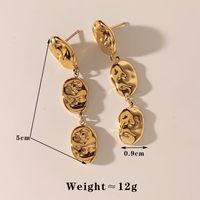 1 Pair IG Style Modern Style Classic Style Solid Color 304 Stainless Steel Drop Earrings main image 2
