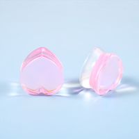 1 Piece Ear Cartilage Rings & Studs Basic Modern Style Classic Style Heart Shape Glass Auricle main image 3