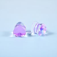 1 Piece Ear Cartilage Rings & Studs Basic Modern Style Classic Style Heart Shape Glass Auricle main image 4