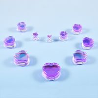 1 Piece Ear Cartilage Rings & Studs Basic Modern Style Classic Style Heart Shape Glass Auricle main image 6