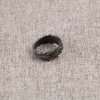 Simple Style Grain 304 Stainless Steel Unisex Rings main image 6