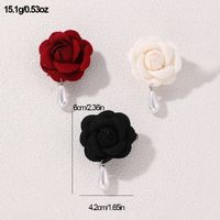 Élégant Dame Style Coréen Fleur Fleur Artificielle Femmes Broches main image 2