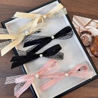 Women's Casual Cute Sweet Bow Knot Cloth Gauze Bowknot Hair Clip main image 2