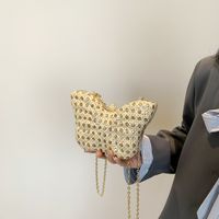 Women's Small Special Material Solid Color Butterfly Elegant Vintage Style Lock Clasp Evening Bag main image 2