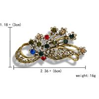 IG Style Shiny Clouds Leaves Flower Alloy Inlay Rhinestones Pearl Unisex Brooches sku image 4