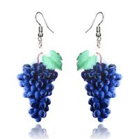 1 Paire Style Simple Style Classique Fruit Patchwork Arylique Boucles D'oreilles main image 3