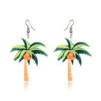 1 Pair Simple Style Classic Style Fruit Patchwork Arylic Drop Earrings sku image 6