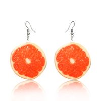 1 Pair Simple Style Classic Style Fruit Patchwork Arylic Drop Earrings sku image 5