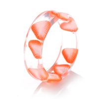 Simple Style Classic Style Fruit Arylic Printing Women's Rings sku image 2