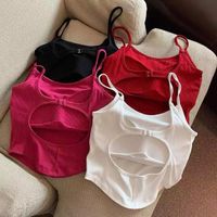 Women's Camisole Tank Tops Sexy Solid Color main image 1