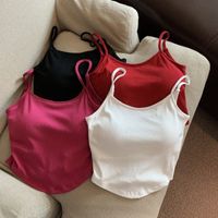 Women's Camisole Tank Tops Sexy Solid Color main image 4