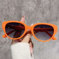 Classic Style Color Block Pc Oval Frame Full Frame Glasses sku image 4