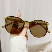 Simple Style Classic Style Color Block Pc Round Frame Full Frame Glasses main image 3
