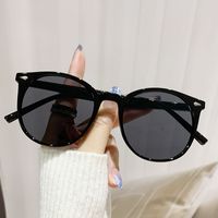 Simple Style Classic Style Color Block Pc Round Frame Full Frame Glasses sku image 1