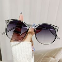 Simple Style Classic Style Color Block Pc Round Frame Full Frame Glasses sku image 7