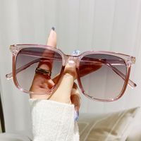 Sweet Color Block Pc Square Patchwork Full Frame Glasses main image 5