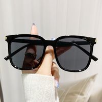 Sweet Color Block Pc Square Patchwork Full Frame Glasses main image 4