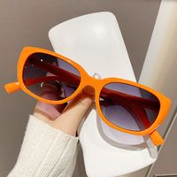 Simple Style Classic Style Color Block Pc Oval Frame Patchwork Full Frame Glasses sku image 5
