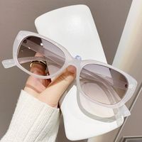 Simple Style Classic Style Color Block Pc Oval Frame Patchwork Full Frame Glasses sku image 8