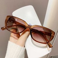 Simple Style Classic Style Color Block Pc Oval Frame Patchwork Full Frame Glasses sku image 3