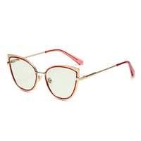 Style Simple Style Classique Bloc De Couleur Ca Oeil De Chat Plein Cadre Lunettes main image 4