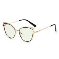 Simple Style Classic Style Color Block Ac Cat Eye Full Frame Glasses sku image 4