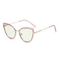 Simple Style Classic Style Color Block Ac Cat Eye Full Frame Glasses sku image 2