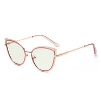 Simple Style Classic Style Color Block Ac Cat Eye Full Frame Glasses sku image 6