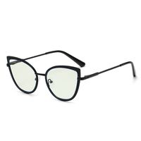 Simple Style Classic Style Color Block Ac Cat Eye Full Frame Glasses sku image 5