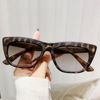 Simple Style Classic Style Color Block Pc Cat Eye Patchwork Full Frame Glasses sku image 5