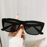 Simple Style Classic Style Color Block Pc Cat Eye Patchwork Full Frame Glasses sku image 1