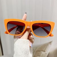 Simple Style Classic Style Color Block Pc Cat Eye Patchwork Full Frame Glasses sku image 6