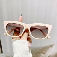 Simple Style Classic Style Color Block Pc Cat Eye Patchwork Full Frame Glasses sku image 7