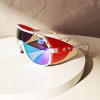 Elegant Basic Simple Style Color Block Pc Special-Shaped Mirror Patchwork Full Frame Glasses main image 1