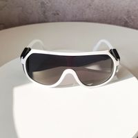 Elegant Basic Simple Style Color Block Pc Special-Shaped Mirror Patchwork Full Frame Glasses main image 4