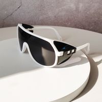 Elegant Basic Simple Style Color Block Pc Special-Shaped Mirror Patchwork Full Frame Glasses sku image 2