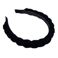 Women's Simple Style Classic Style Solid Color Cloth Braid Hair Band main image 3